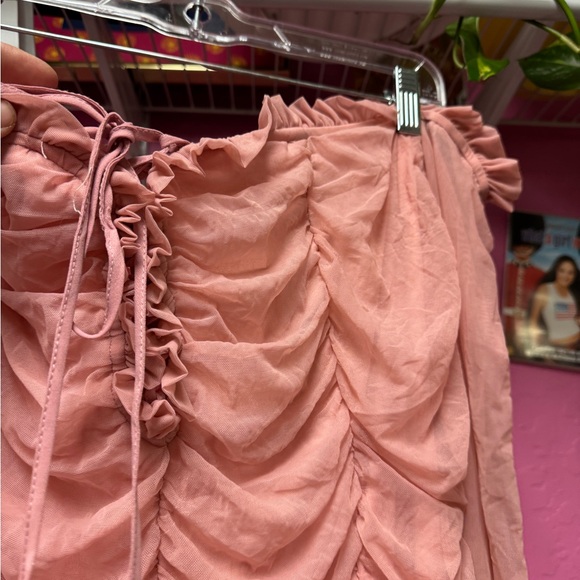 Fashion Nova Blush Ruched Mini Dress - Picture 4 of 6